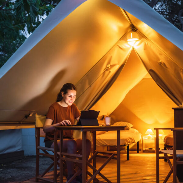 Glamping, el lujo de lo esencial