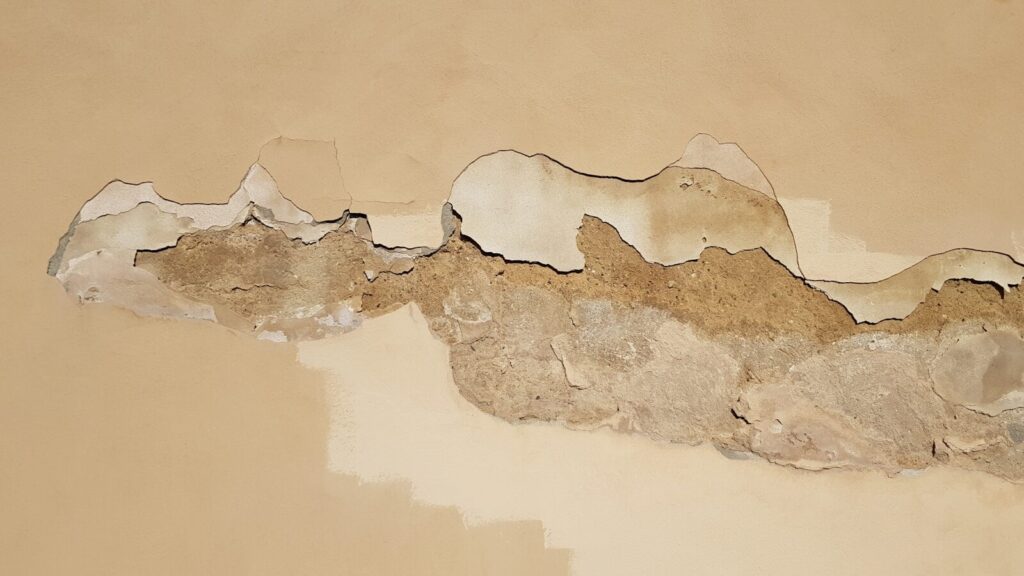 brown and white abstract painting