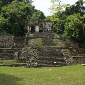 a stone structure with steps